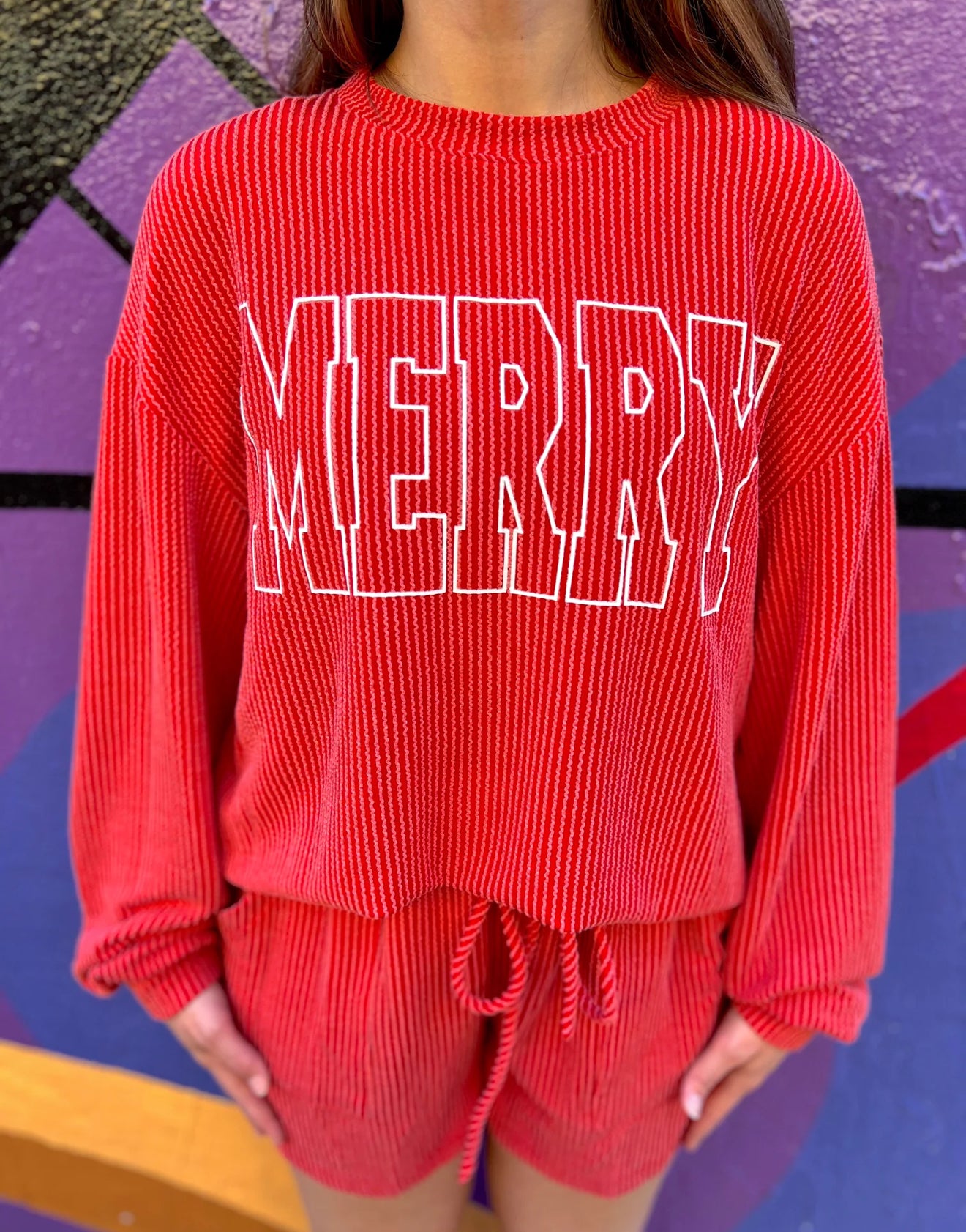 Merry Ribbed Set