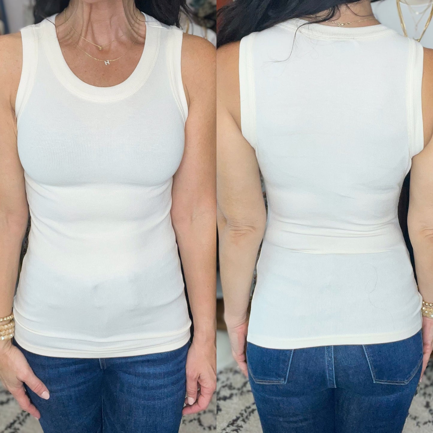 Caroline Round Neck Tank