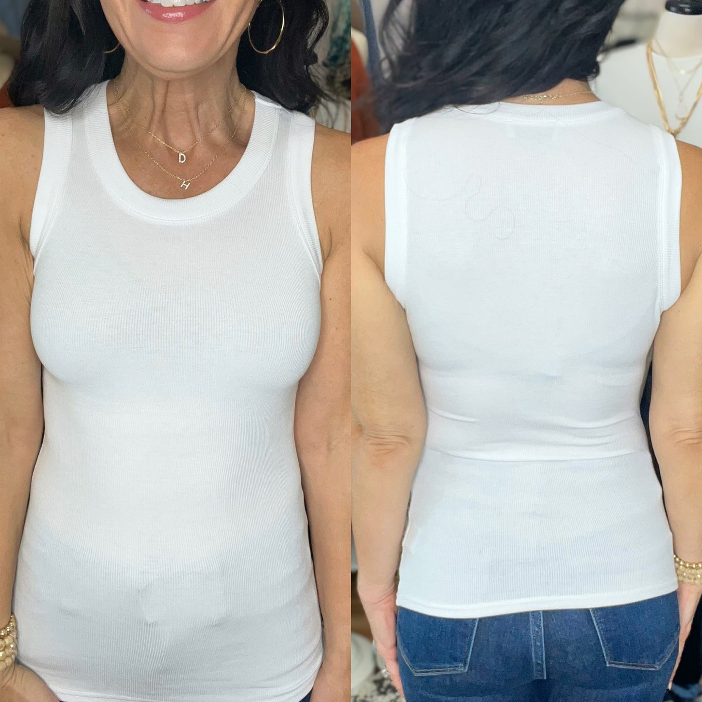 Caroline Round Neck Tank