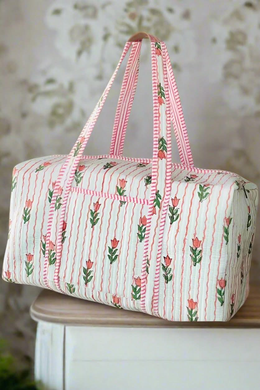 PREORDER - Blakely Tulip Print Duffel Bag