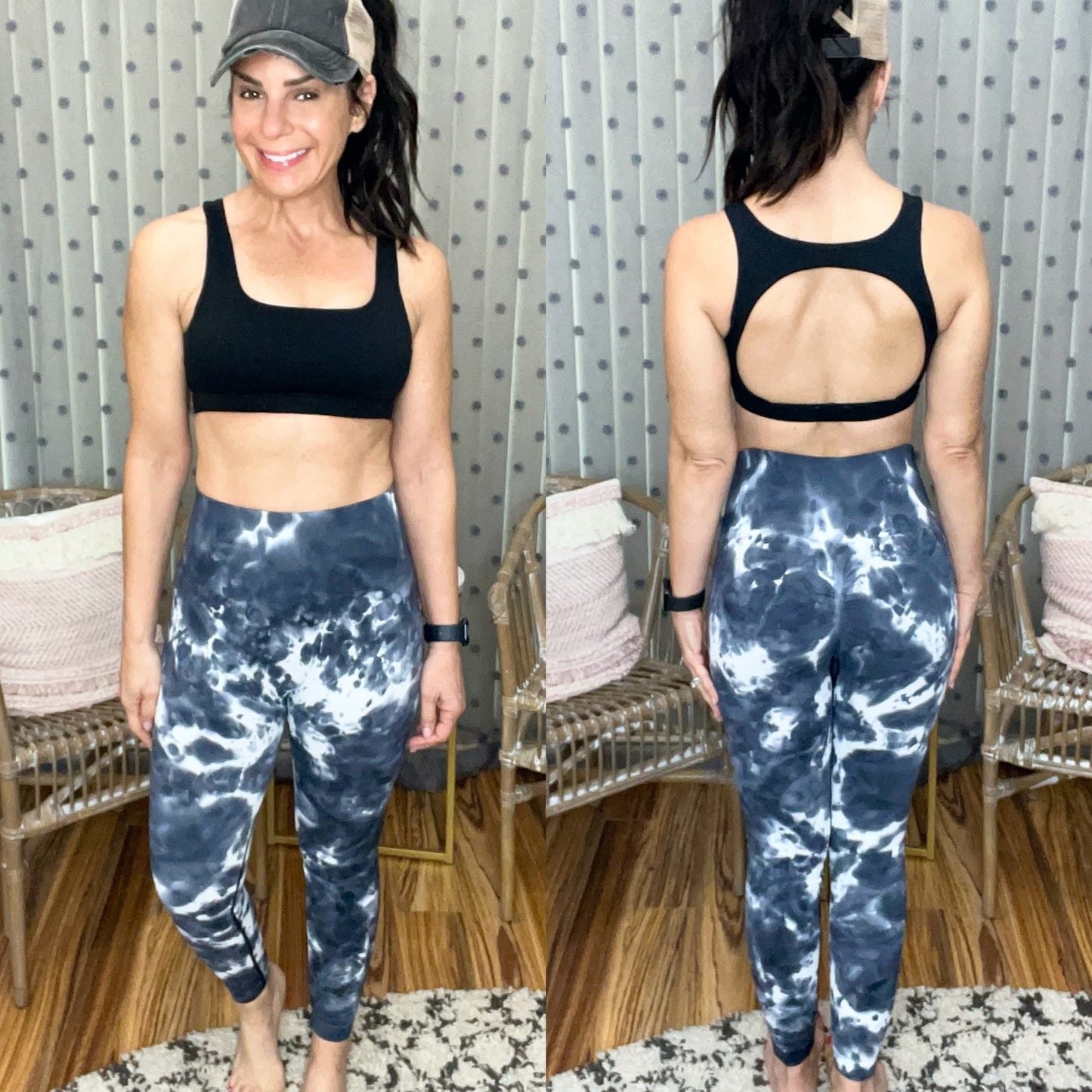 High Waist Tie-Dye Long Sports Pants