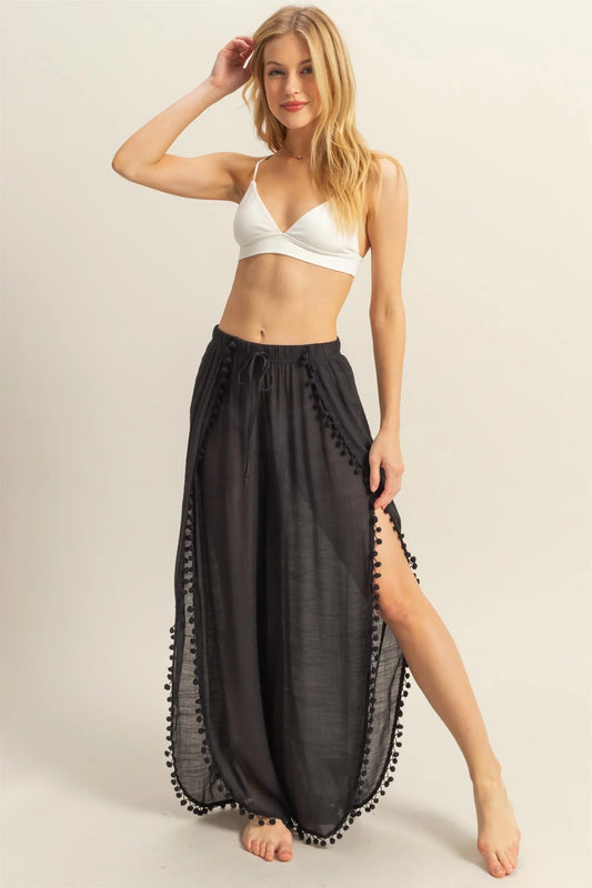 PREORDER - Making Waves Coverup Flowy Pants
