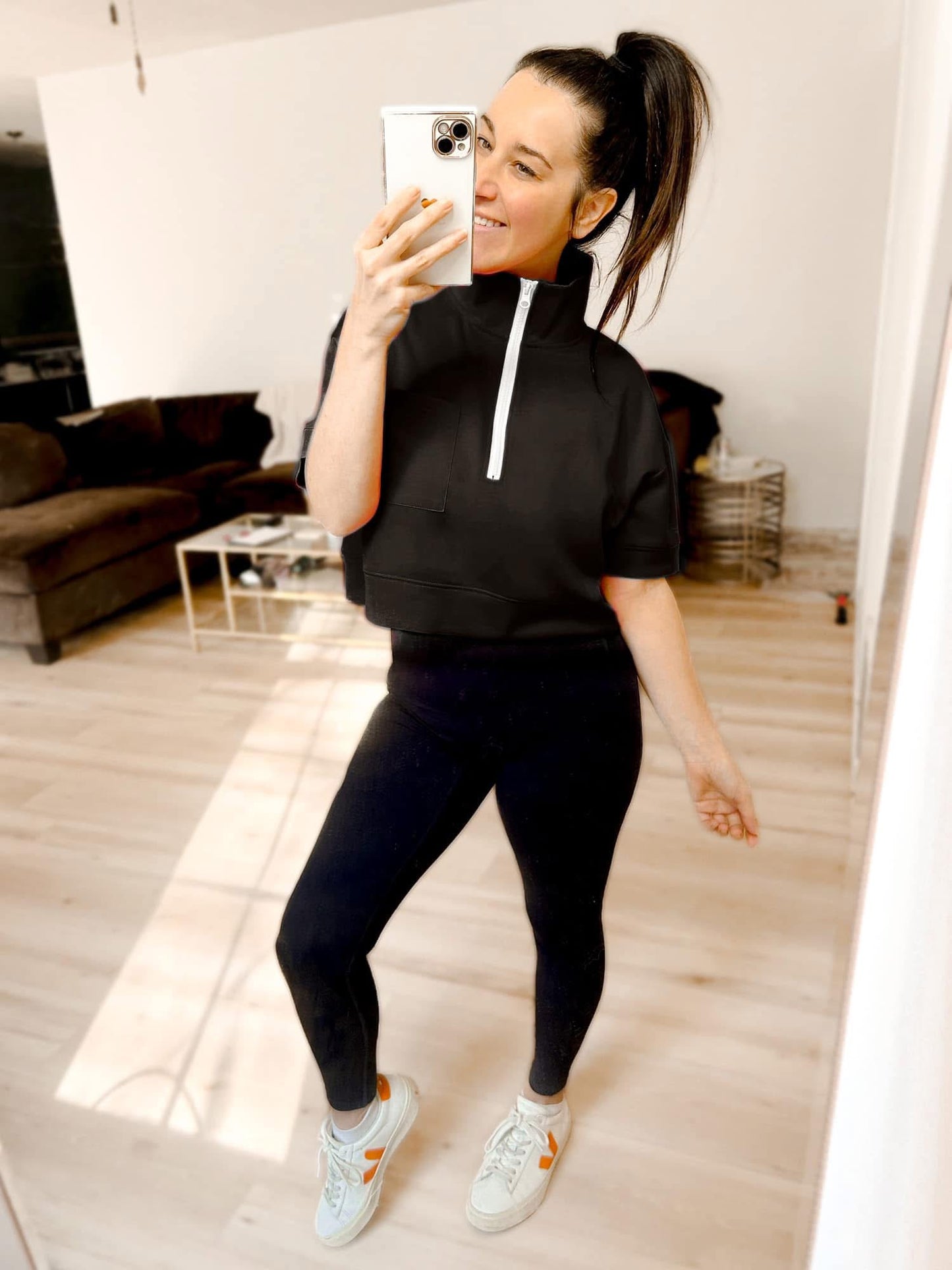 Zip Me Up Sporty Top - 2 colors