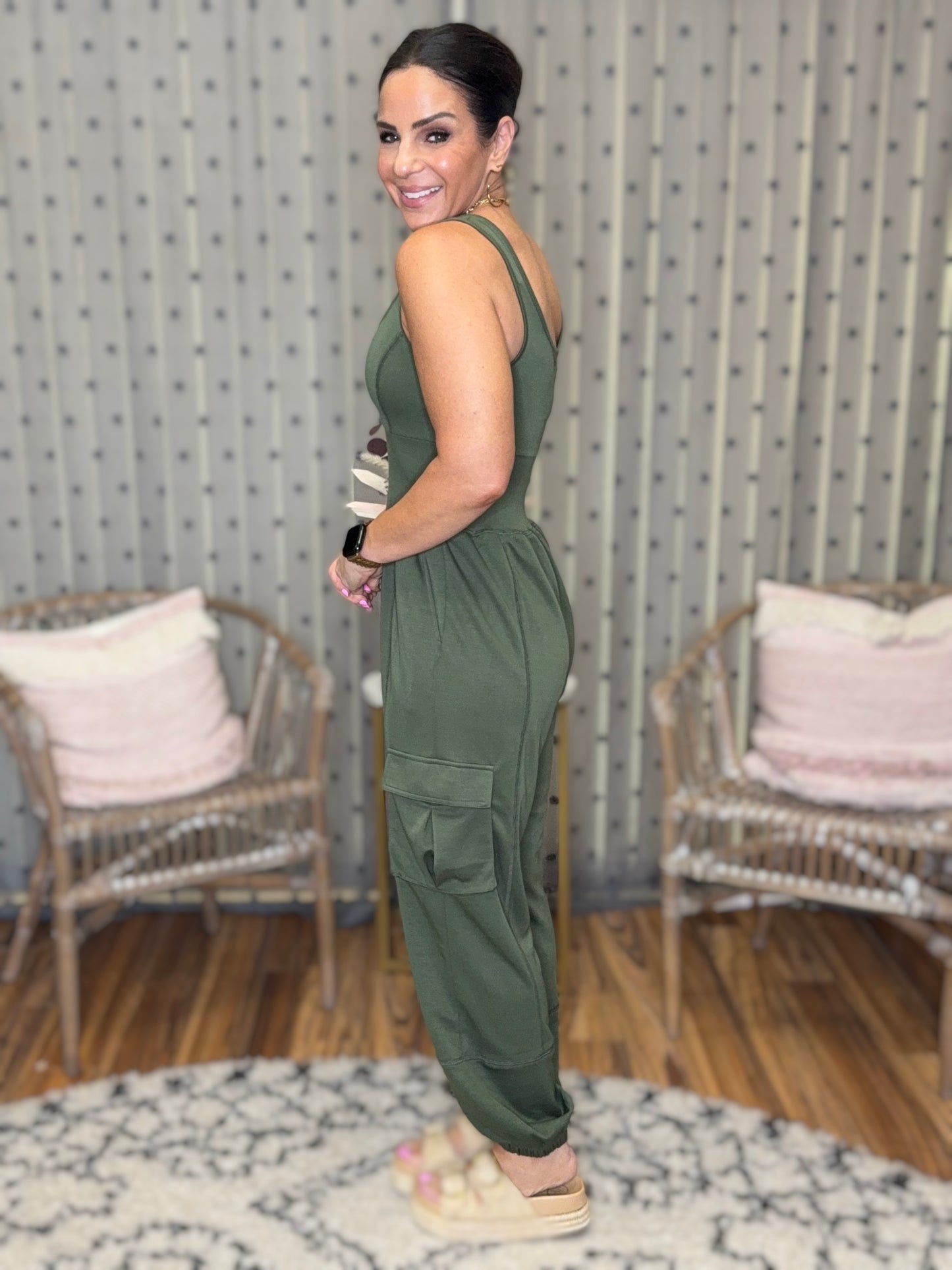 All Set Tank Jumpsuit - 3 colors