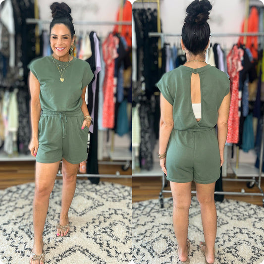 One More Rep Dolman Sleeve Romper