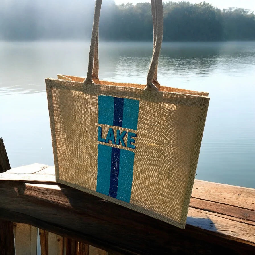 Summer Breeze Jute Tote - 4 options