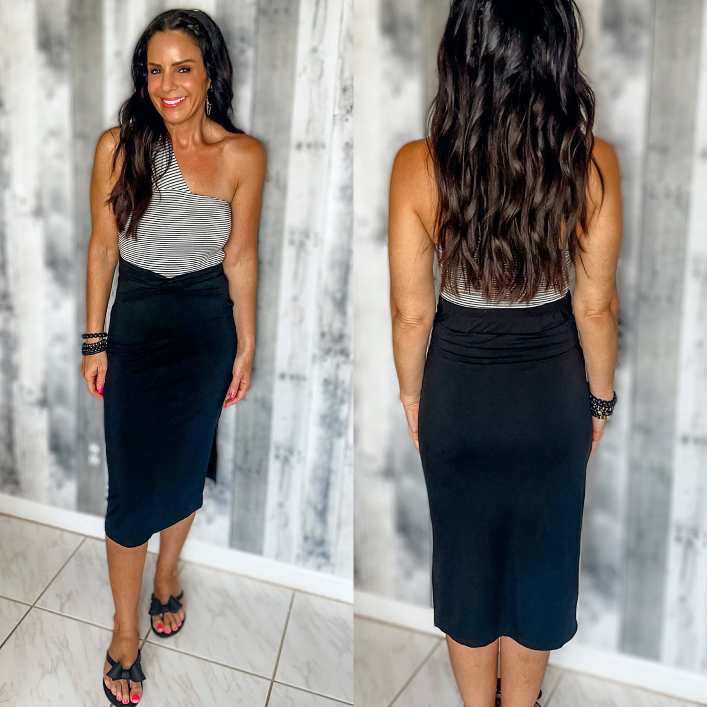 Shelley Twist Front Skirt