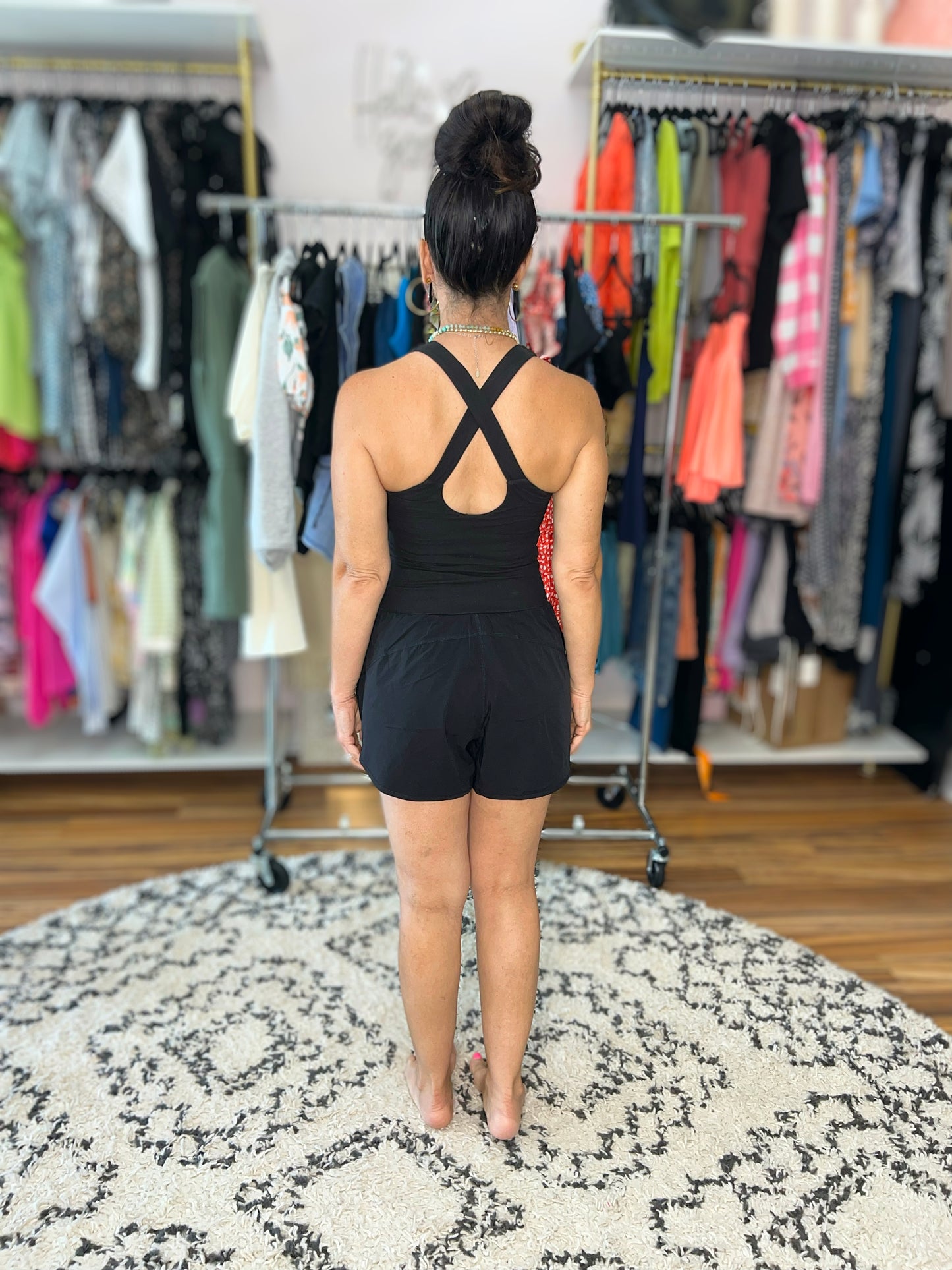 Raising Heart Rate Cutout Runsie In Black