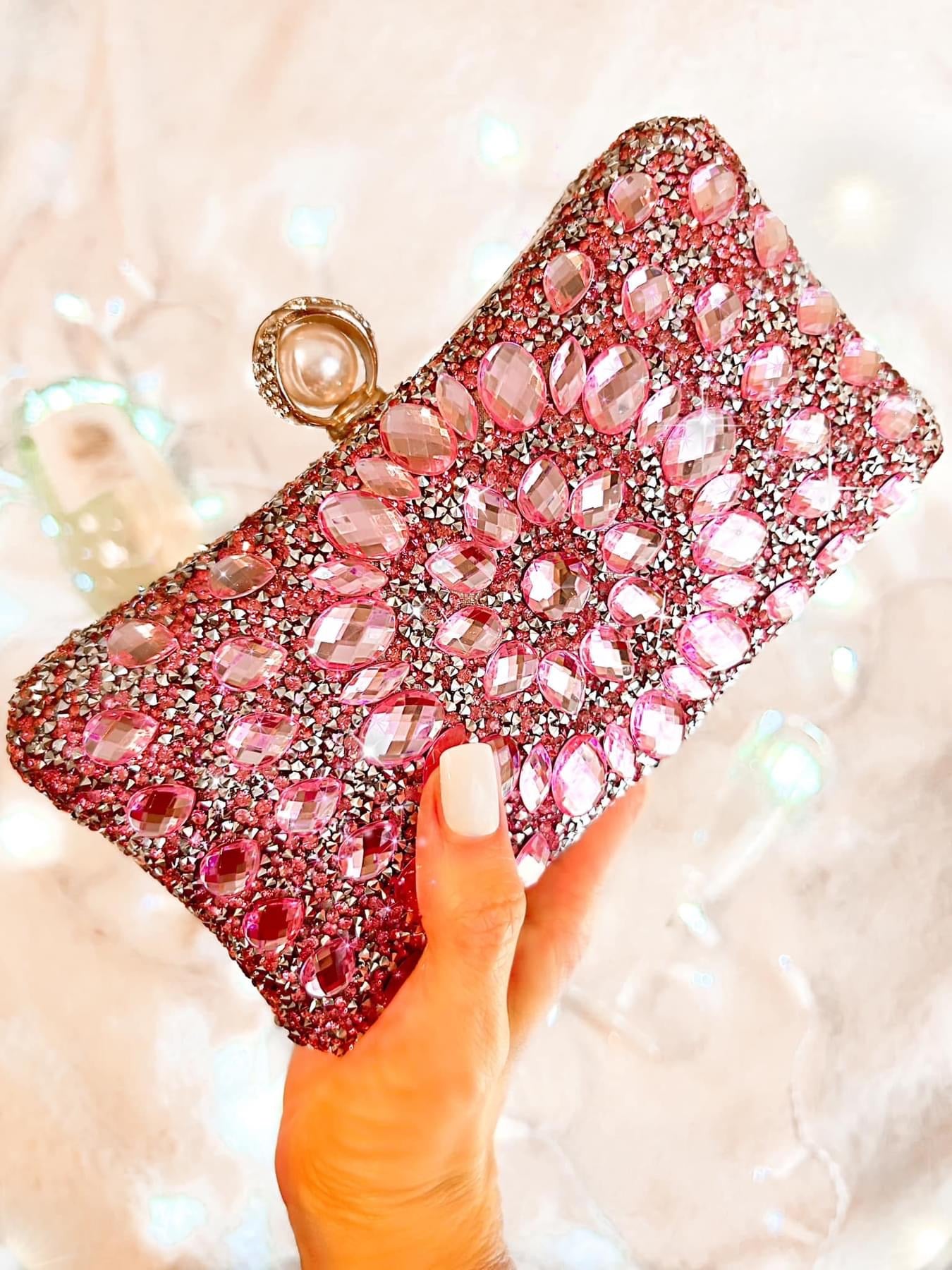 Showstopper Jeweled Clutch