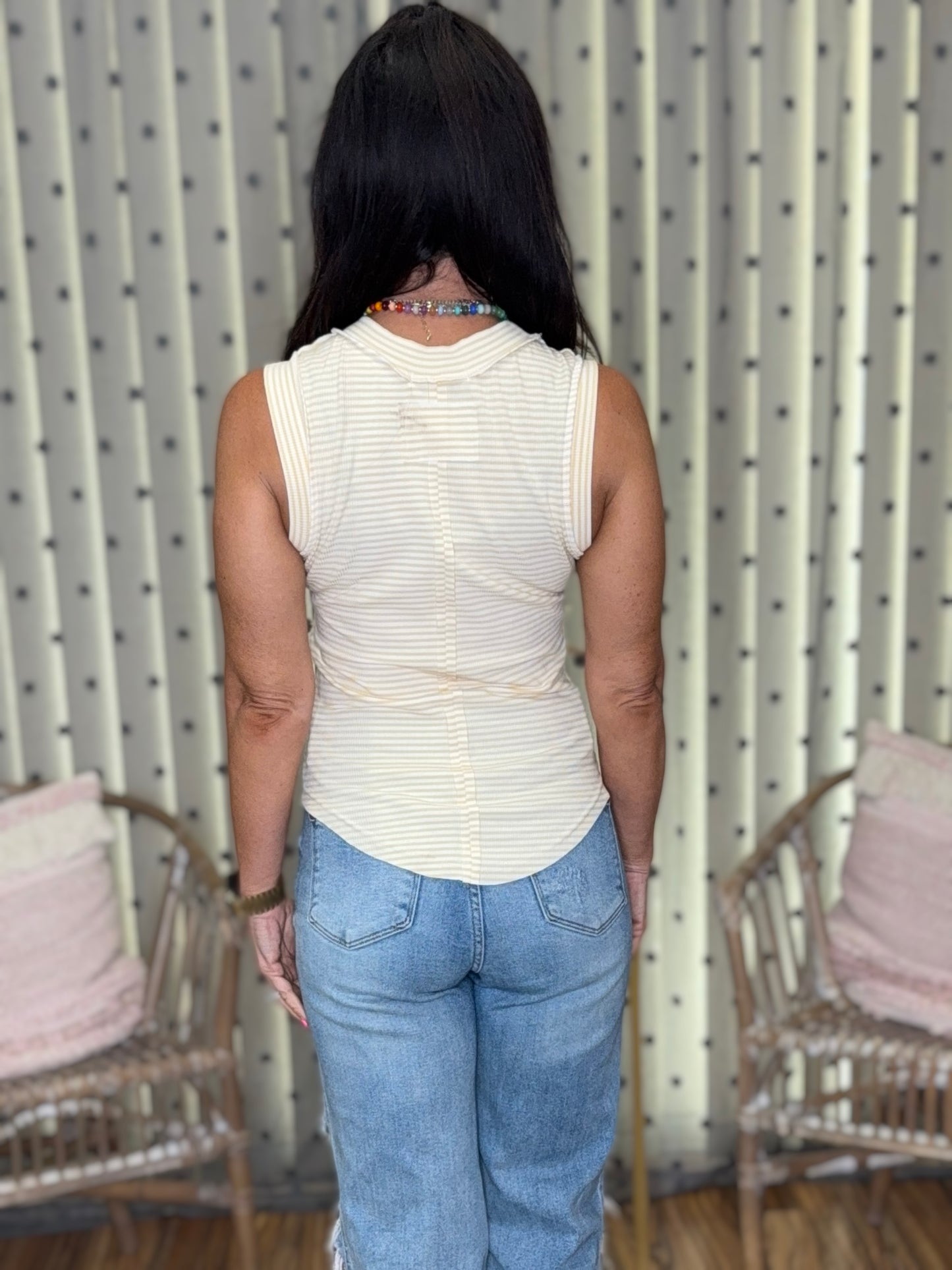 Summer Bianca Striped Ribbed Tank - 4 colors