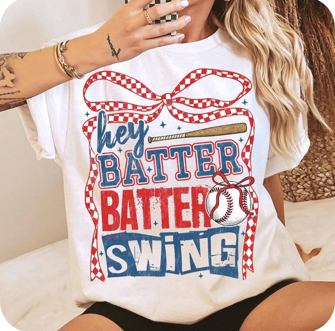 Hey Batter Batter Swing Tee