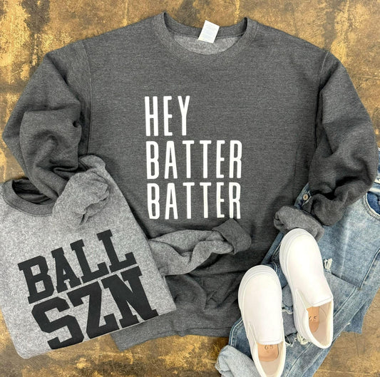 Baseball Season Reversible Sweatshirt