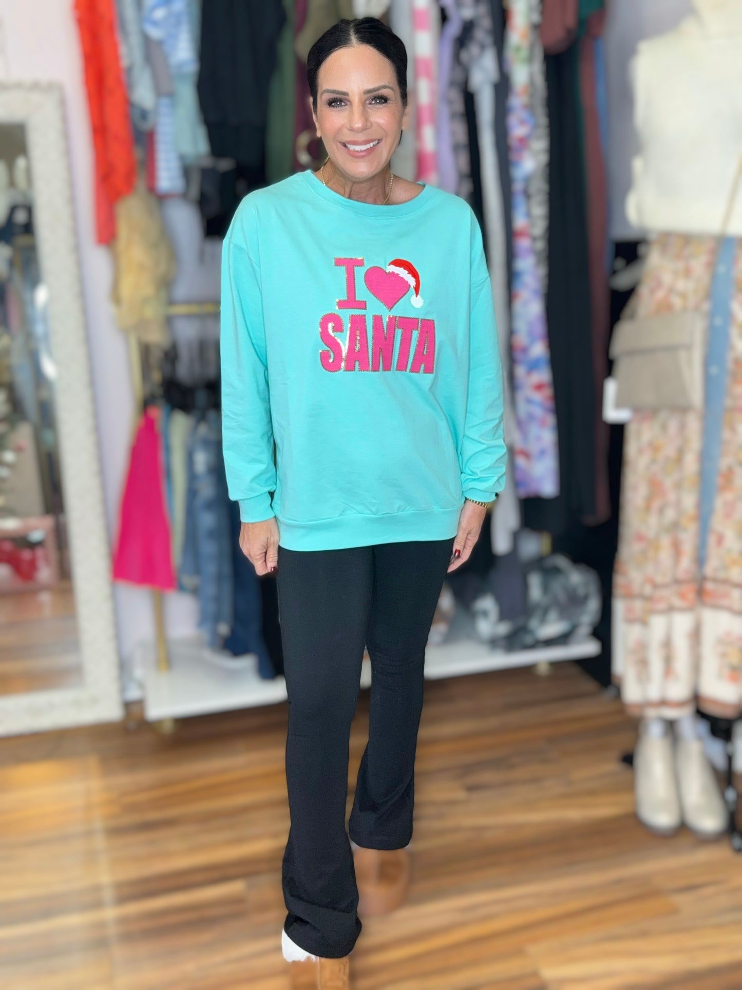 I Love Santa Sweatshirt