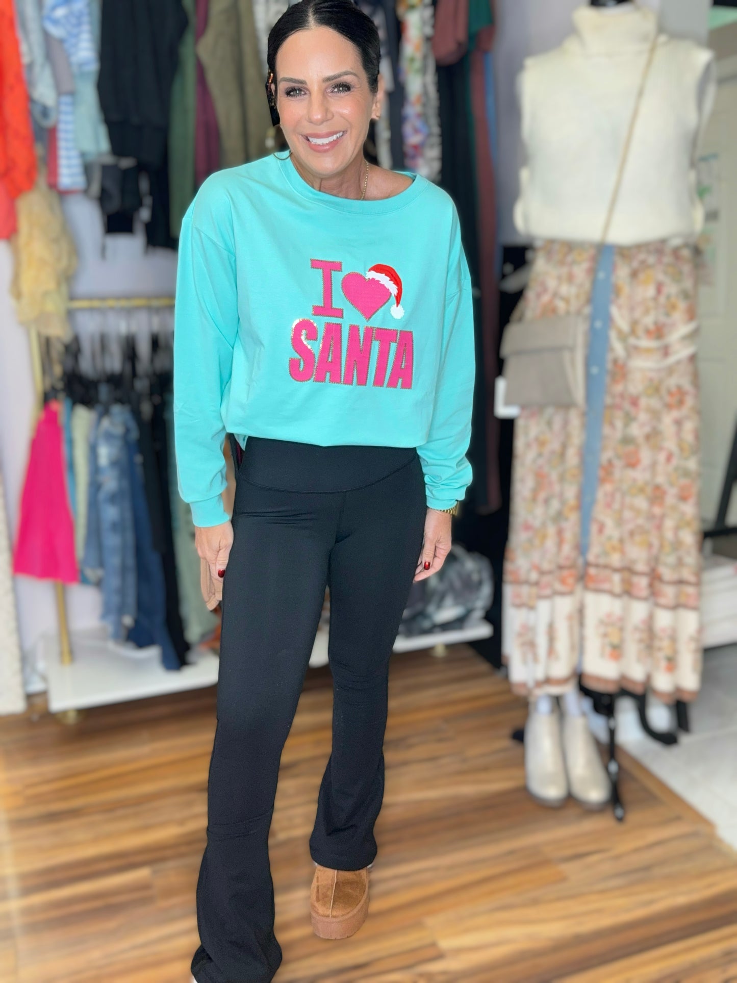 I Love Santa Sweatshirt