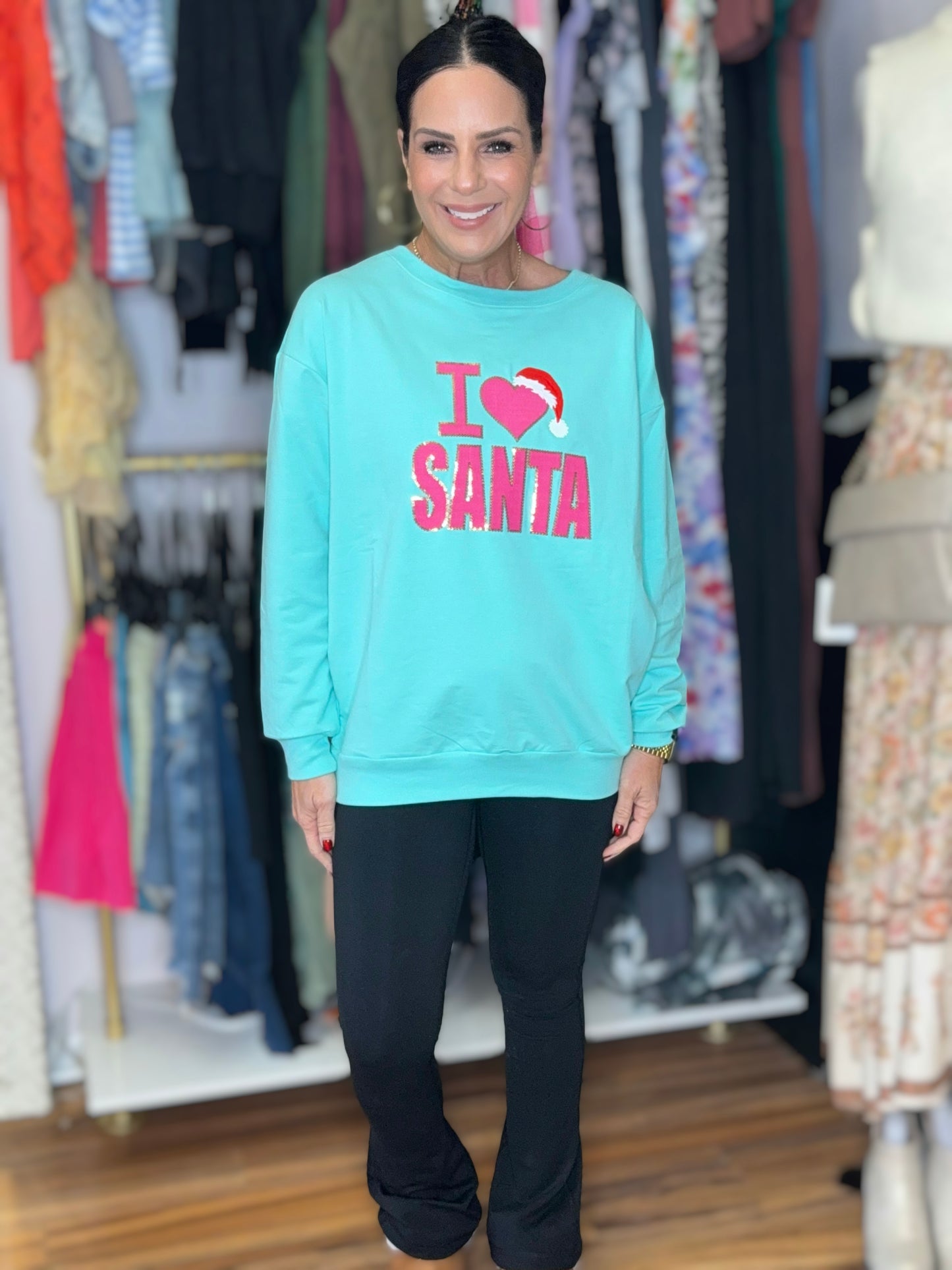 I Love Santa Sweatshirt