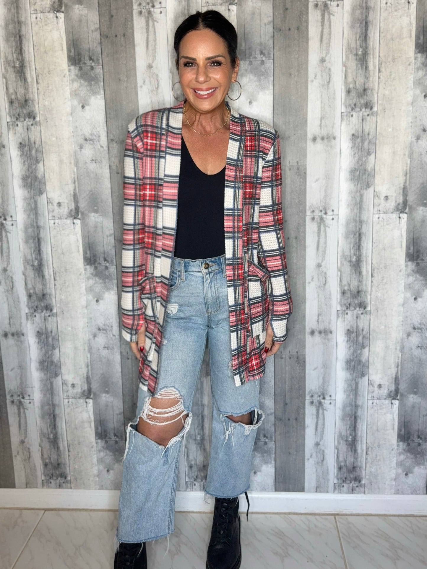 Plaid Lola Cardigan