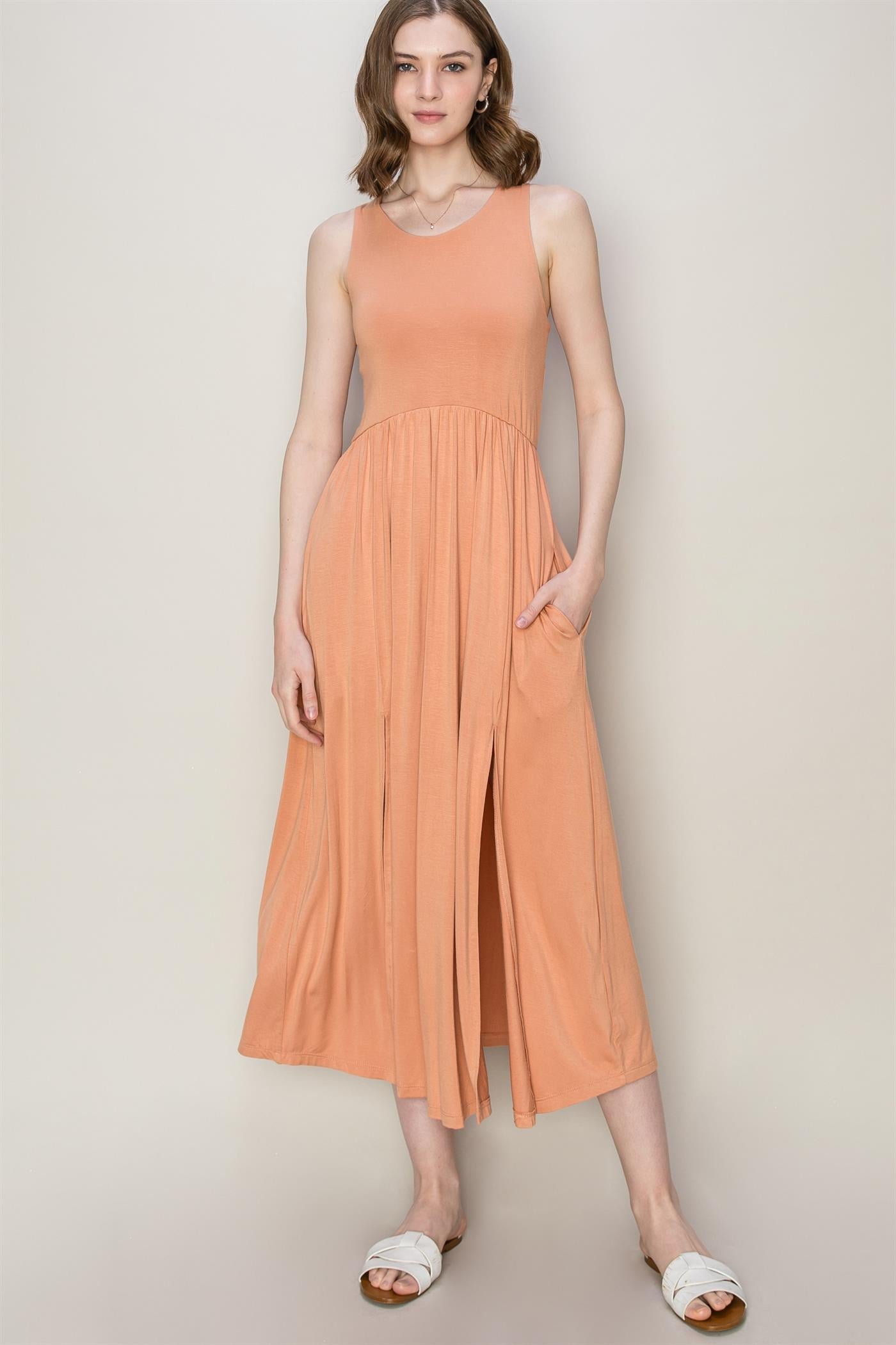 PREORDER - Dani Sleeveless Midi Dress