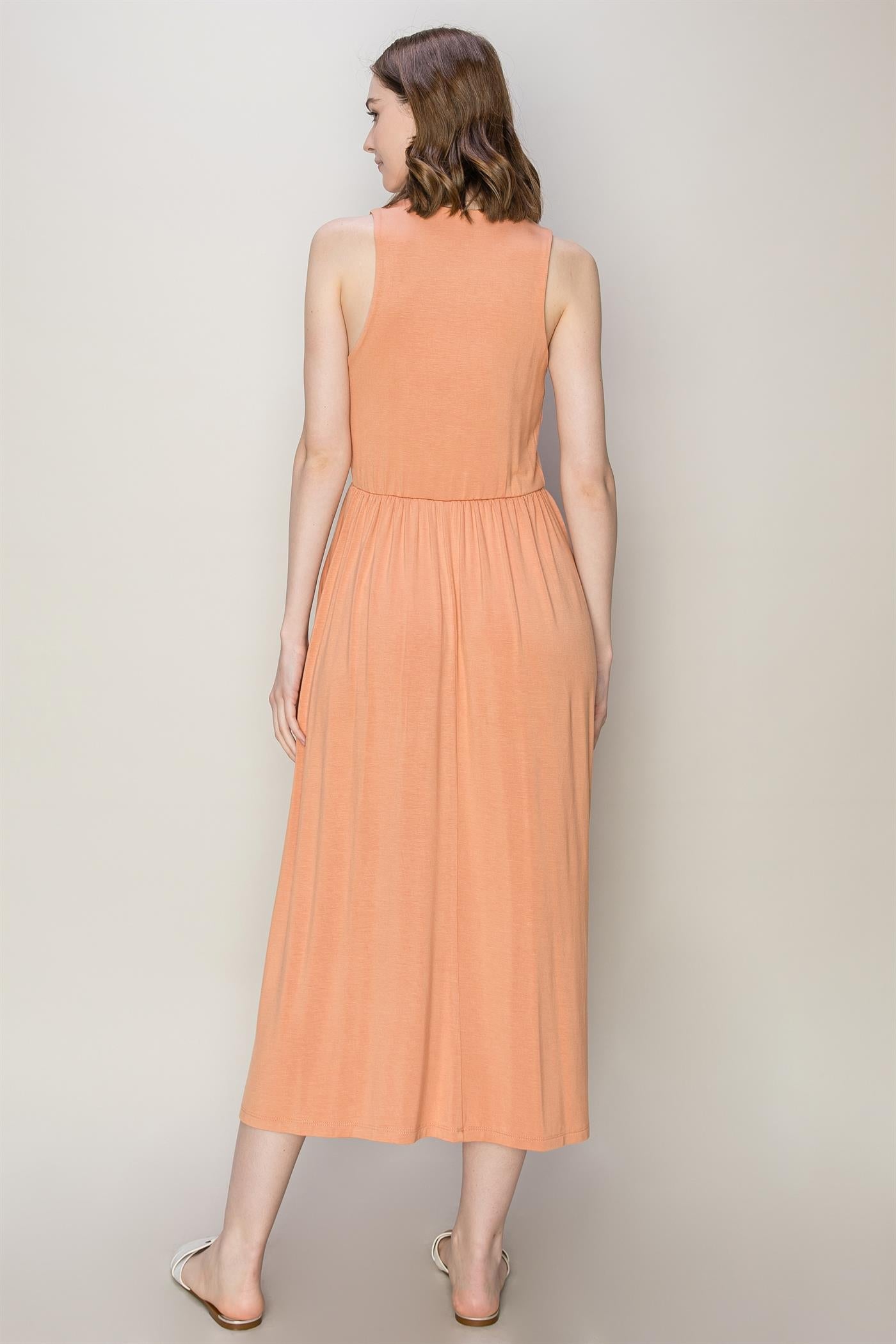 PREORDER - Dani Sleeveless Midi Dress