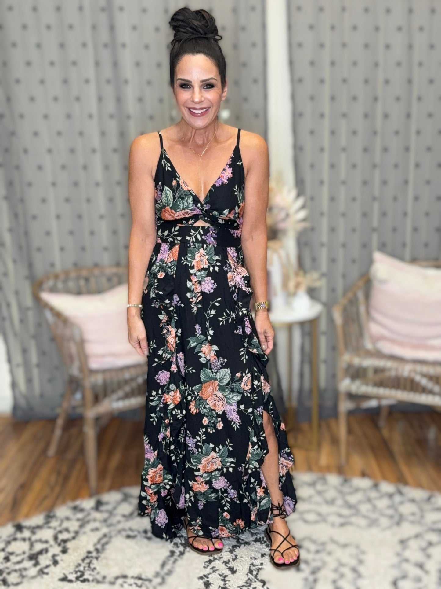 Spring Blooms Maxi Dress