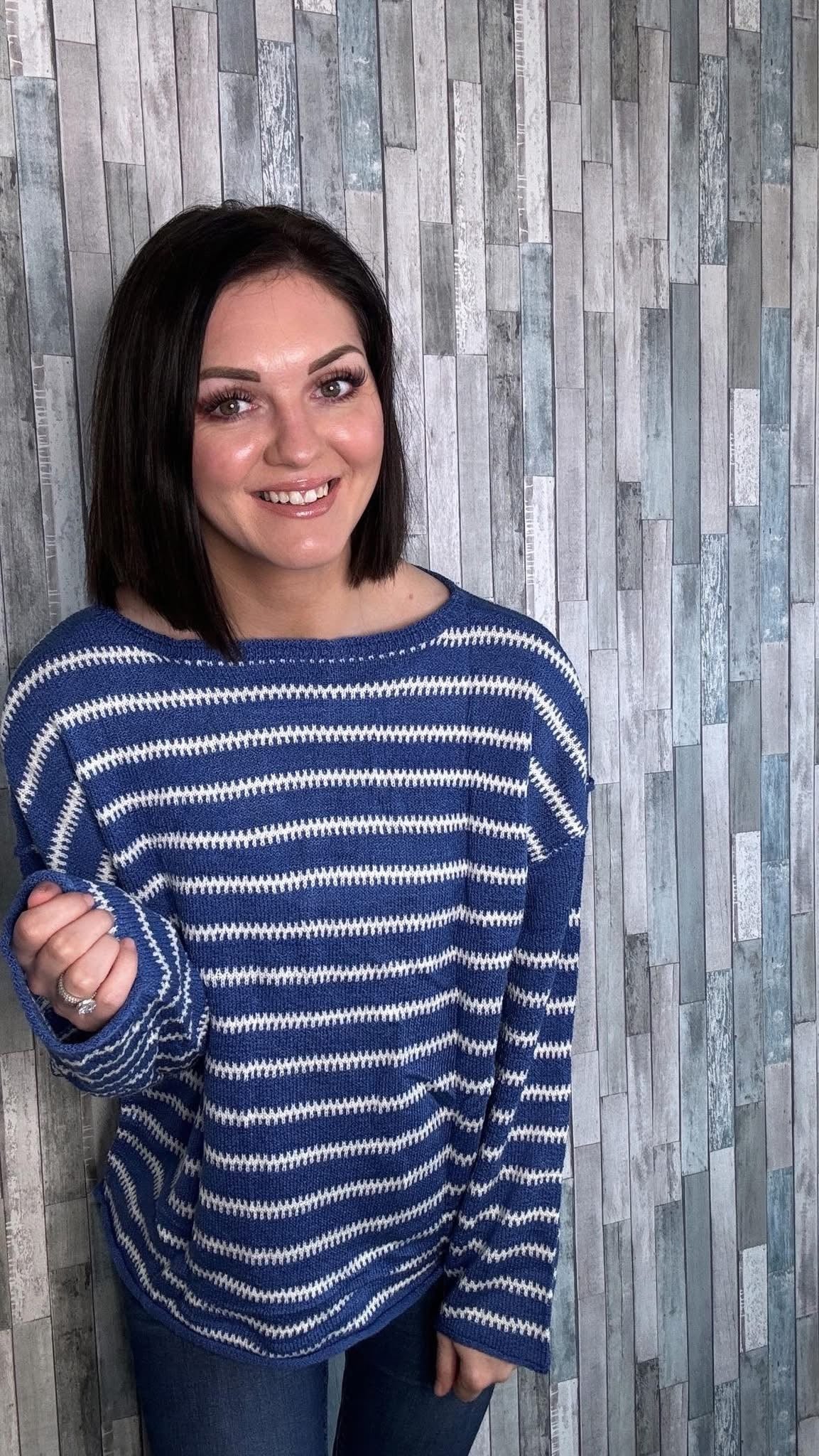 PREORDER - Lauren Striped Sweater - 3 colors