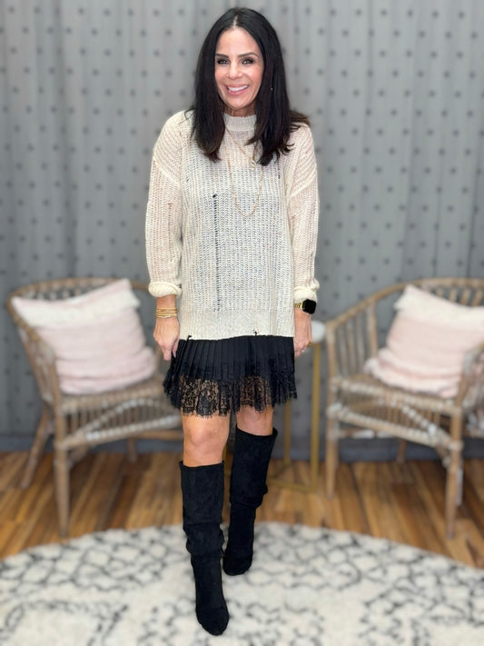 Viviane Lace Slip Skirt