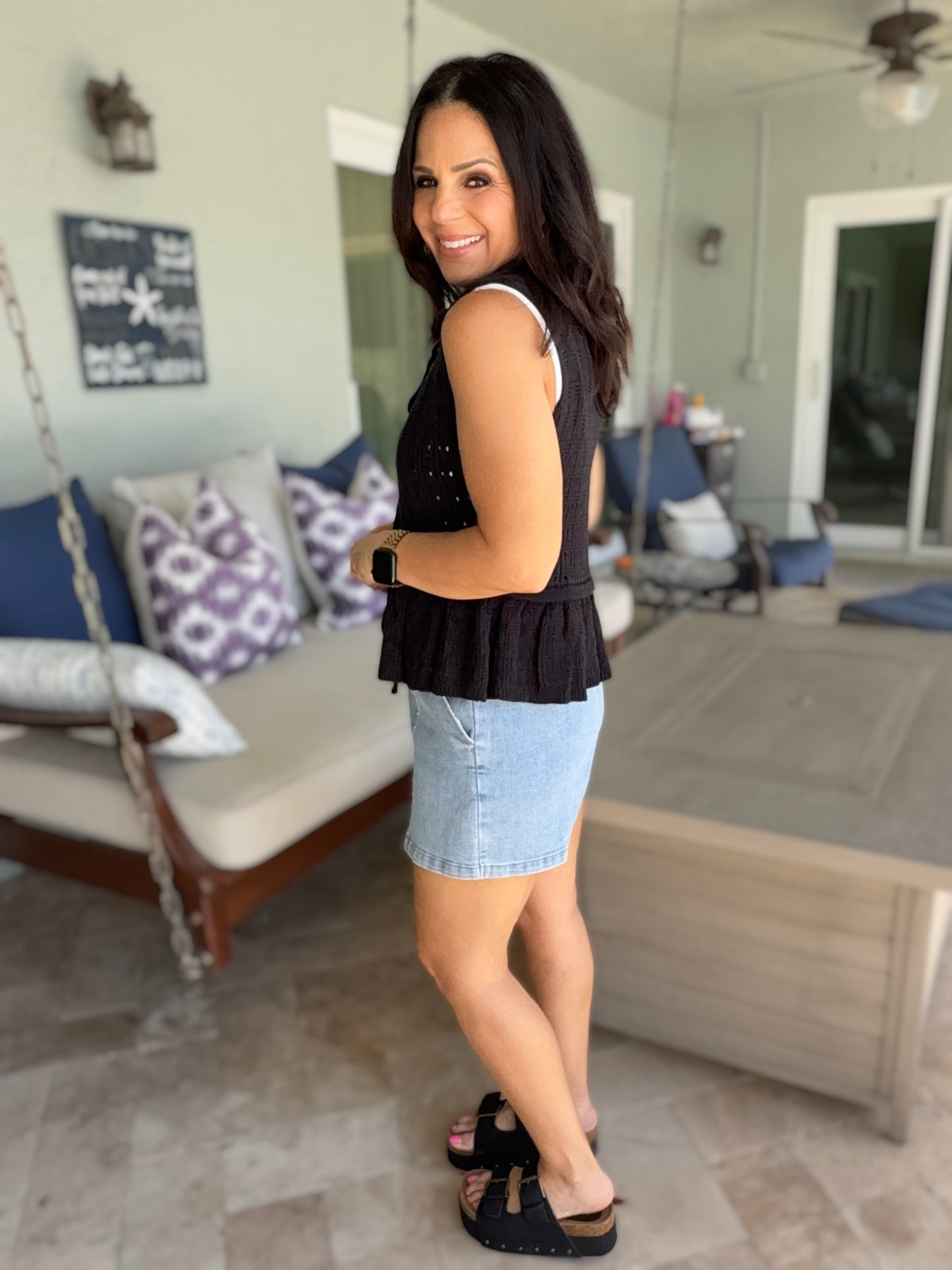 Besos Tie Sweater Vest - 3 colors