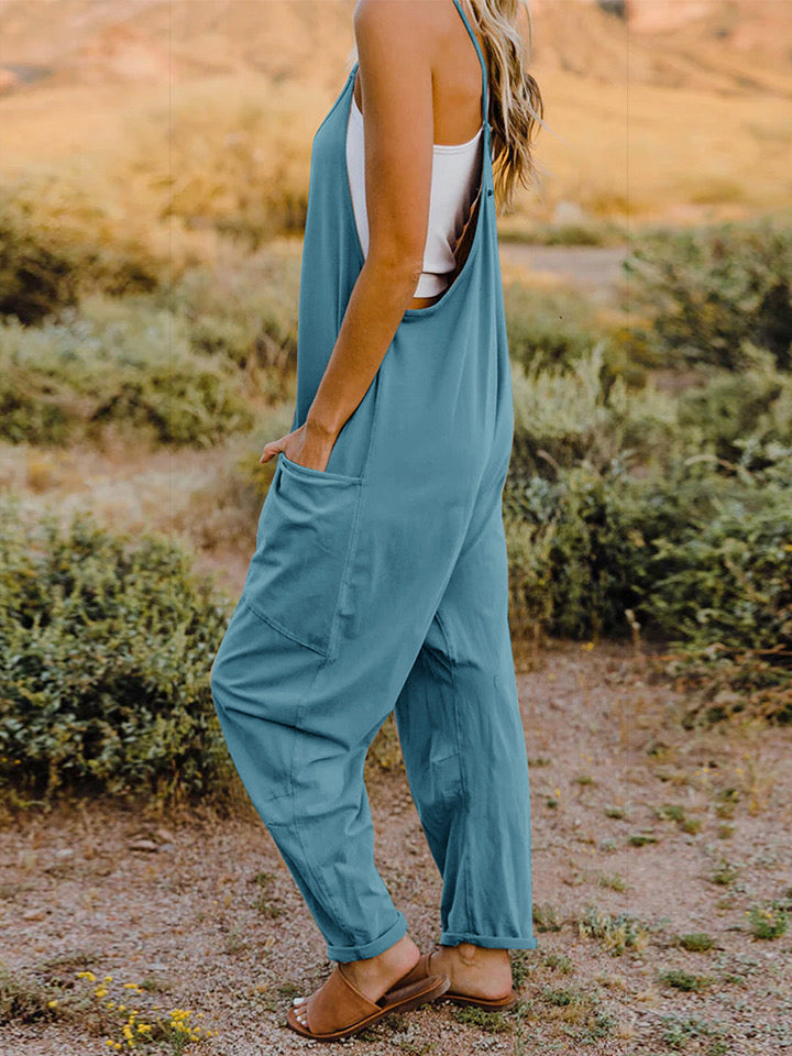 Kelsey V-Neck Sleeveless Jumpsuit