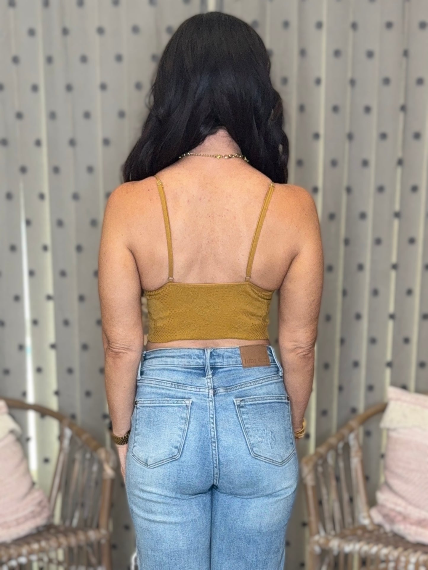 Floral Textured Padded Bralette - 3 colors