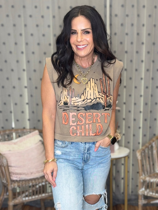 Desert Child Graphic Tank