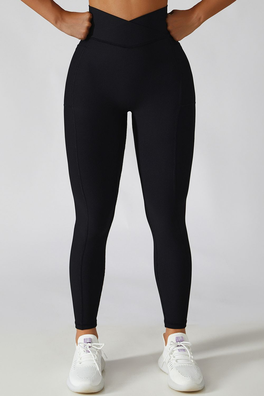 Maggy Crossover Waist Active Leggings - 9 colors