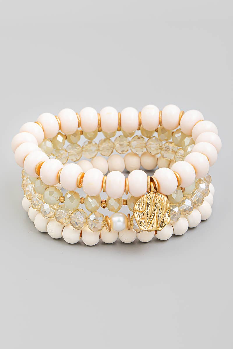 Beaded Stackable Bracelet Set