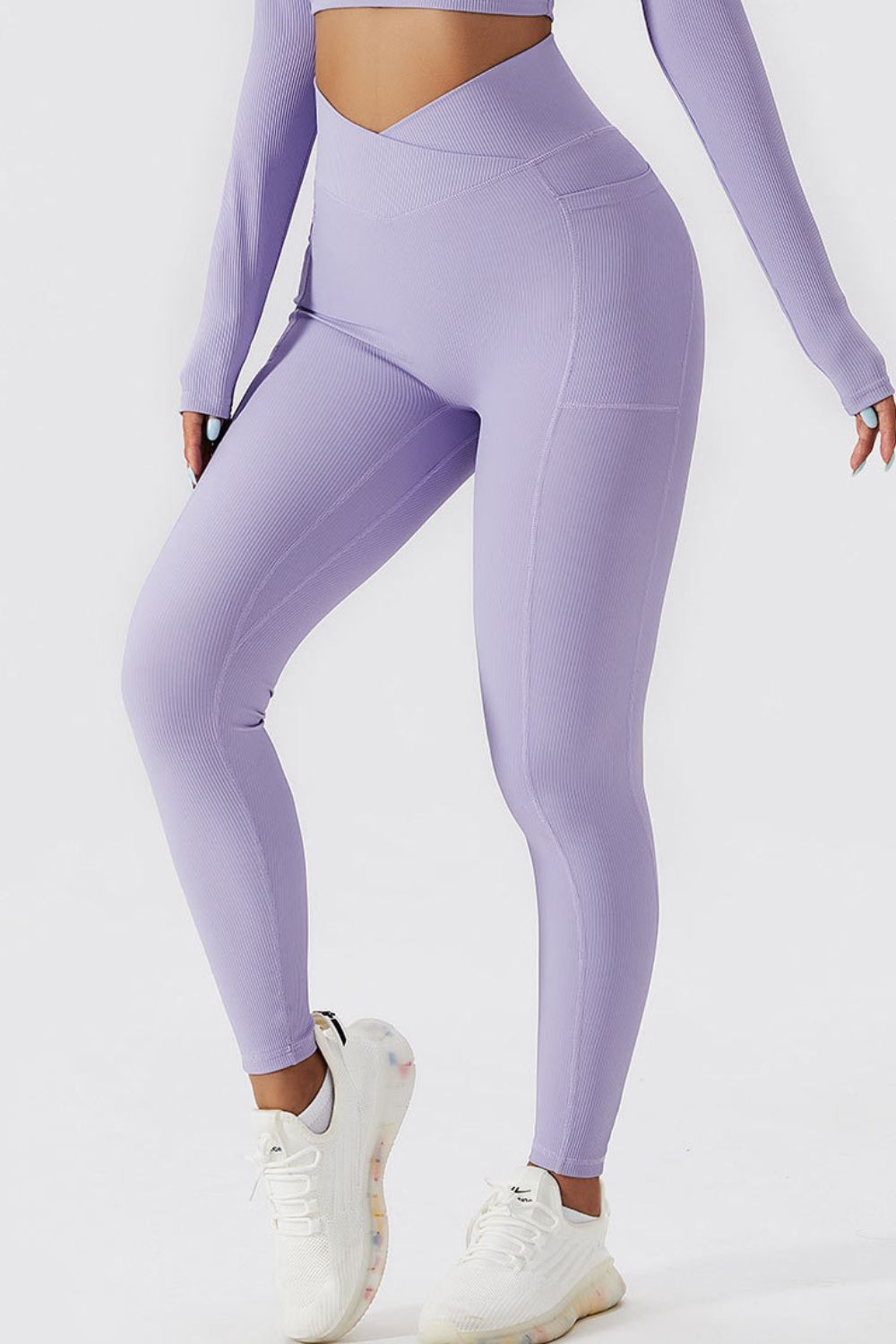 Maggy Crossover Waist Active Leggings - 9 colors