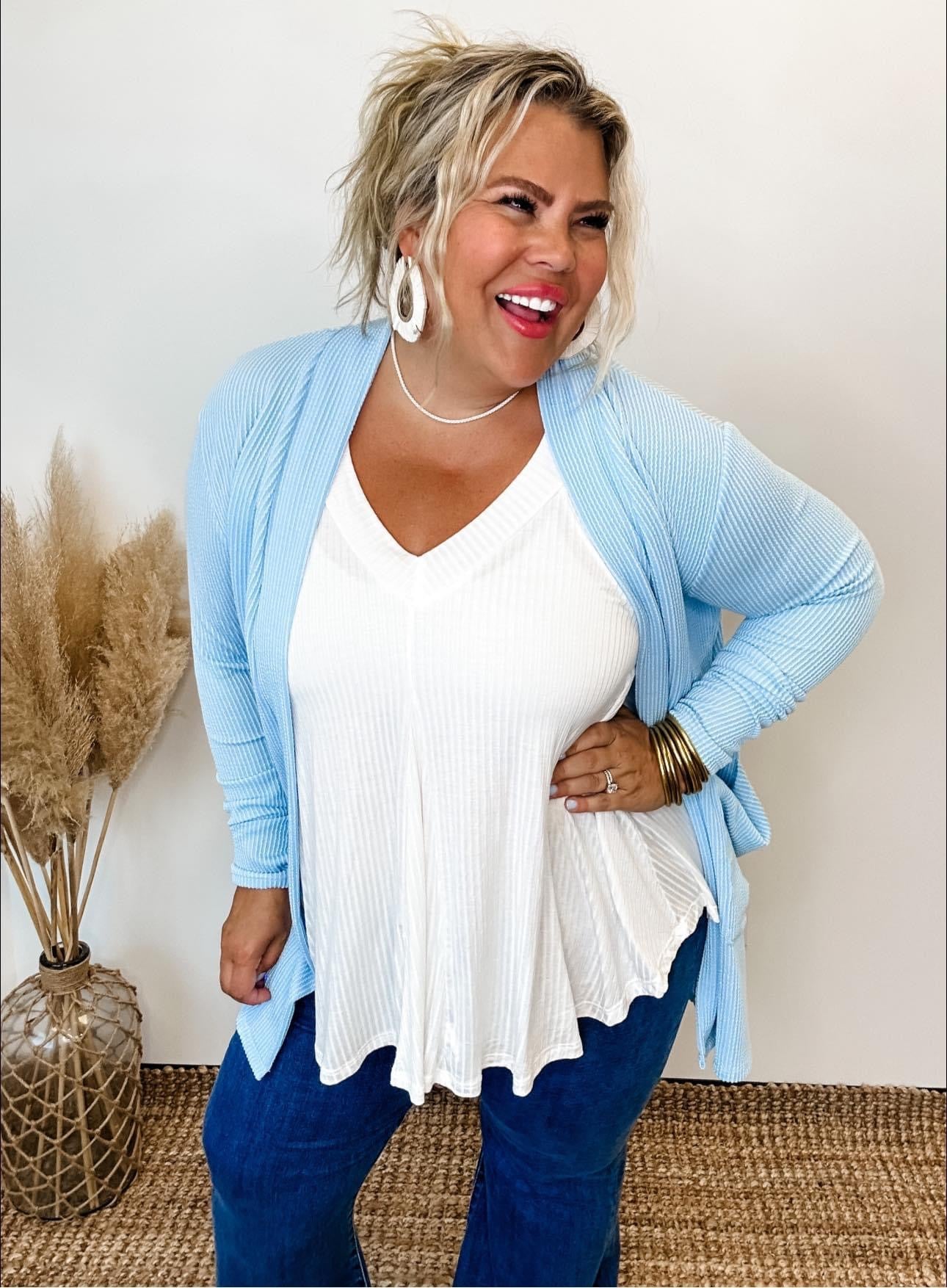 Reese Ribbed Cardigan