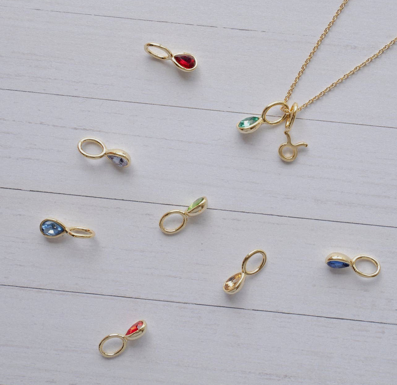 SisKiss Birthstone Charms