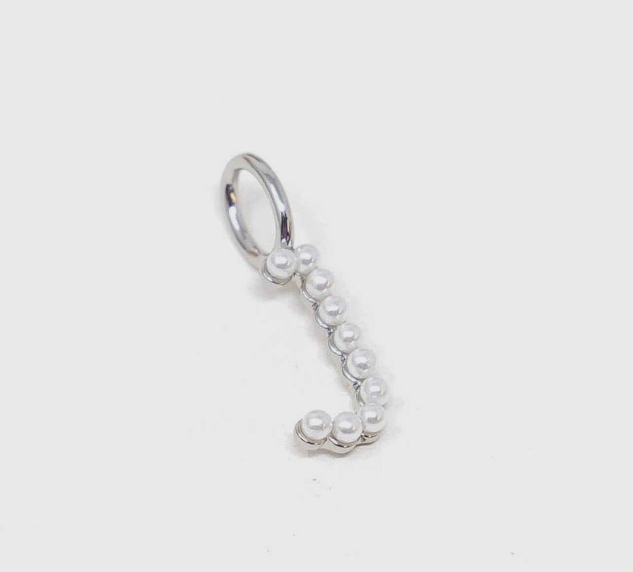 SisKiss Pearl Initial Charm