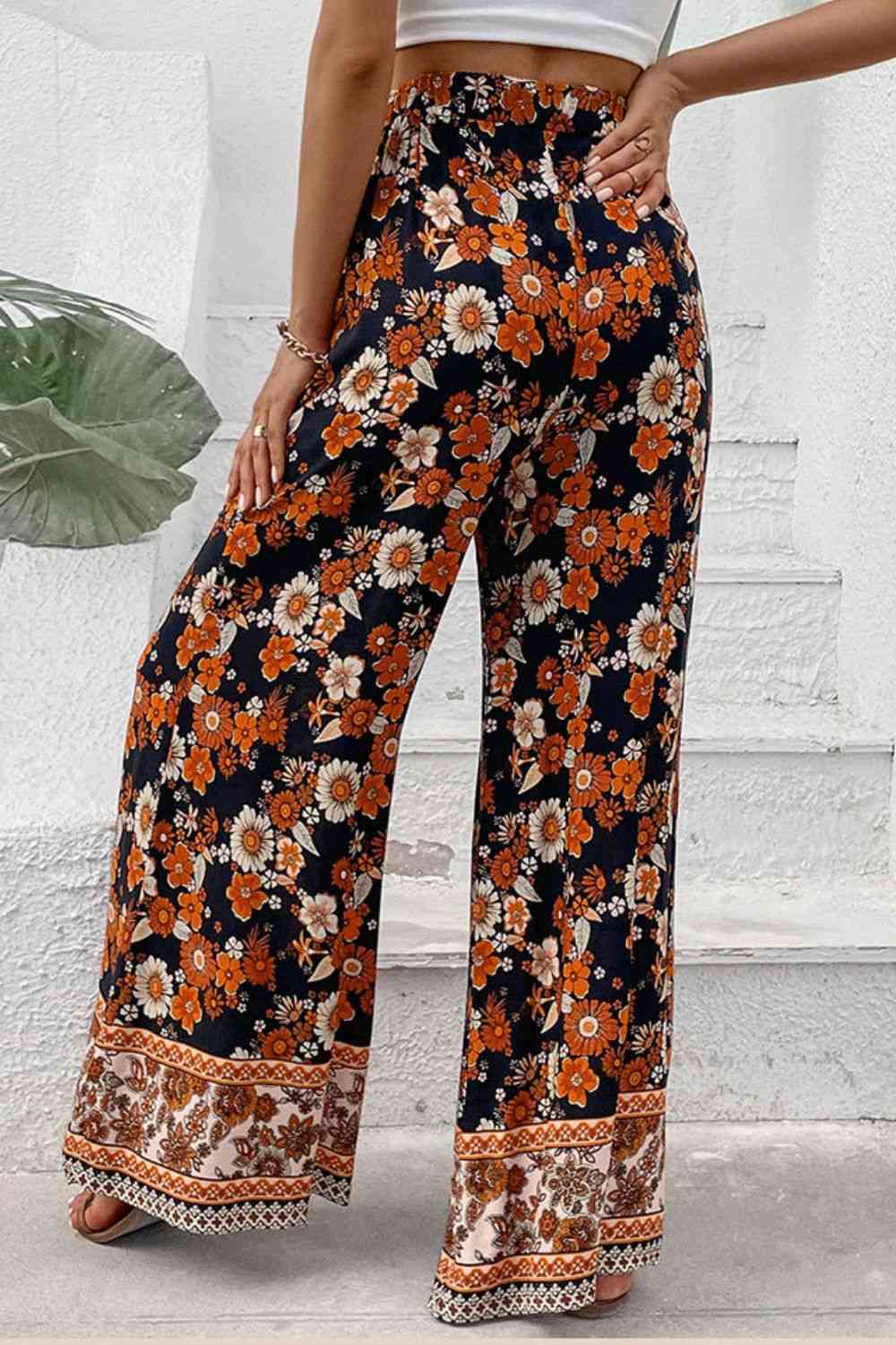 Tiffani Floral Wide Leg Pants