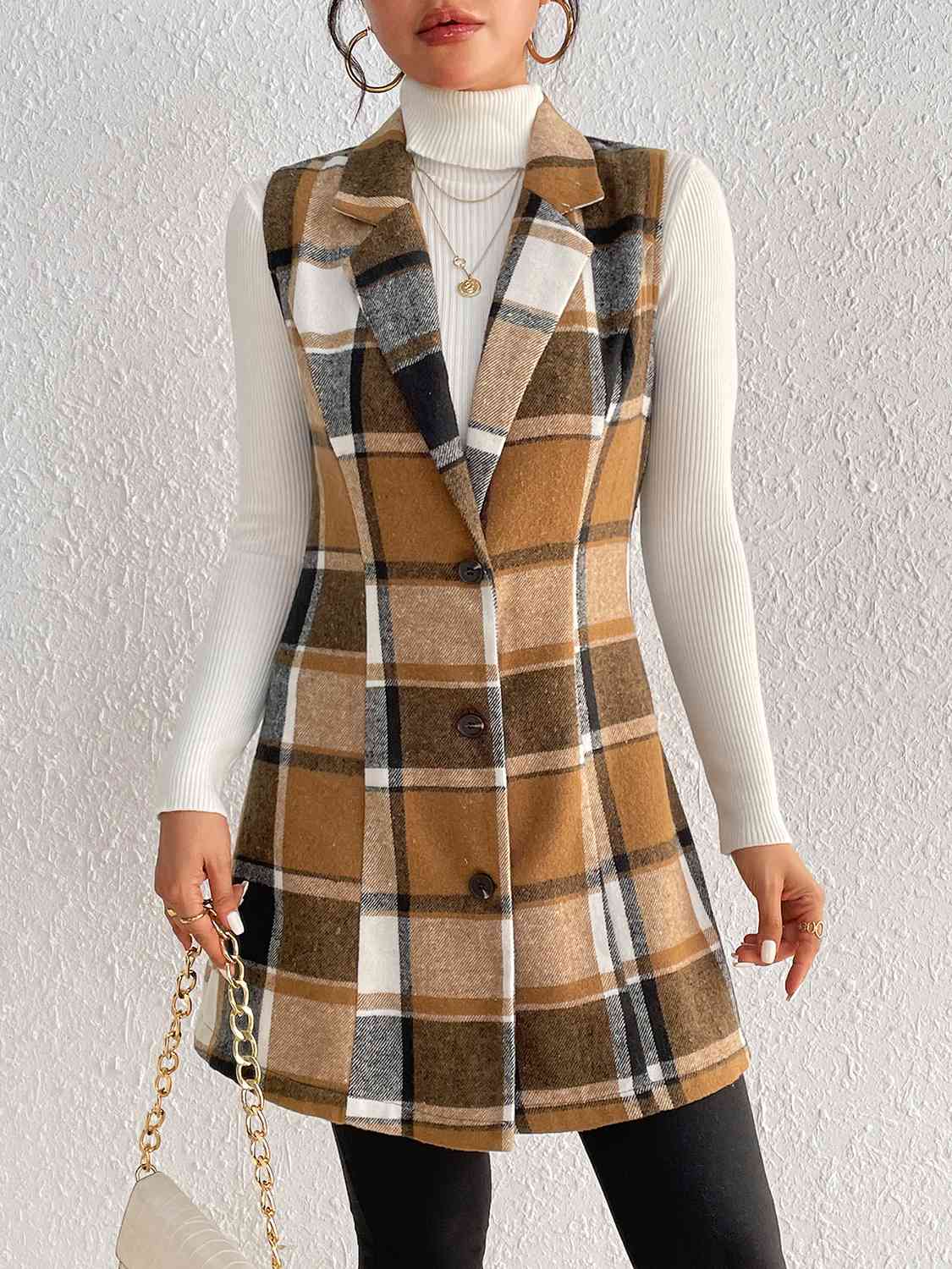 Penelope Plaid Vest