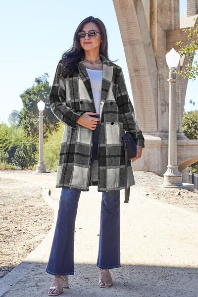 Cheryl Plaid Coat