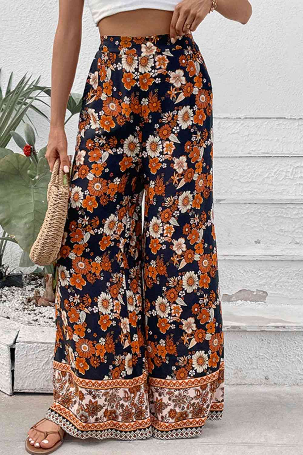 Tiffani Floral Wide Leg Pants