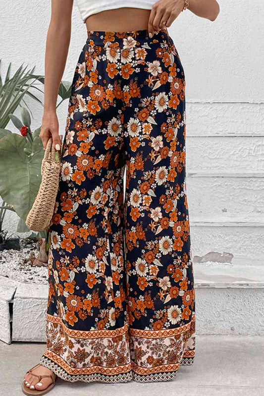 Tiffani Floral Wide Leg Pants