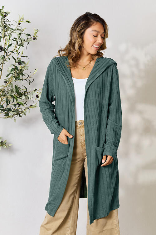 Jenny Hooded Sweater Cardigan - 4 colors