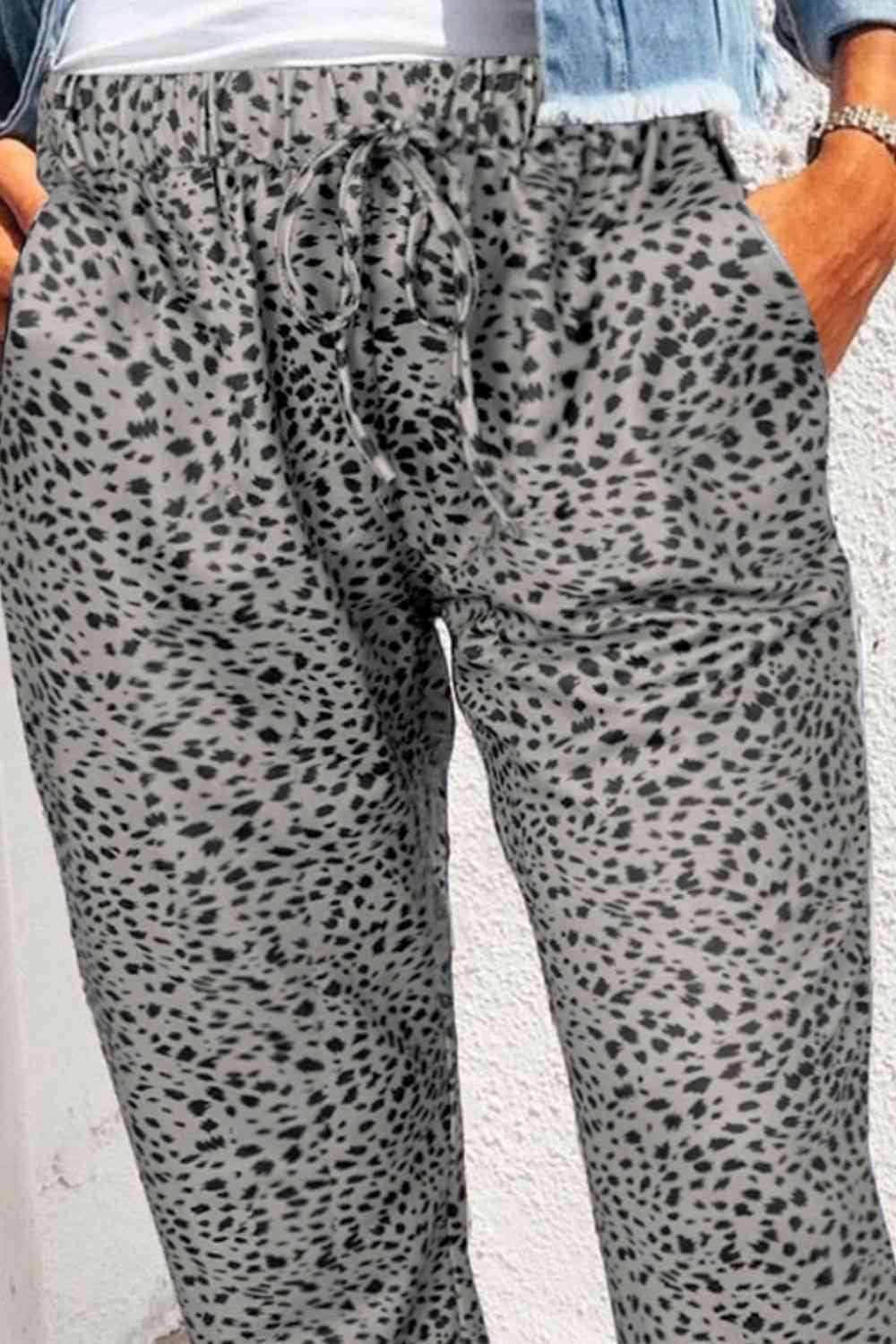 Maddox Leopard Joggers