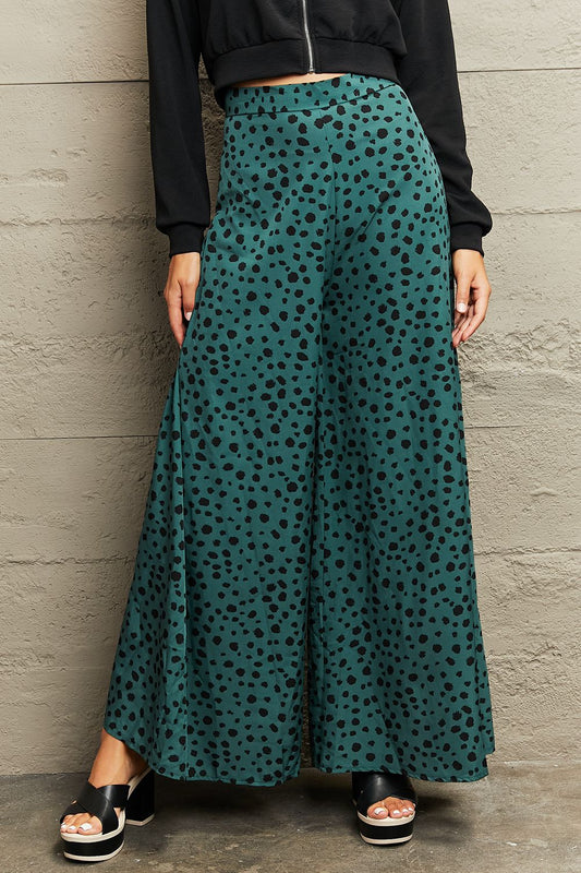 Simone Printed Wide Leg Pants