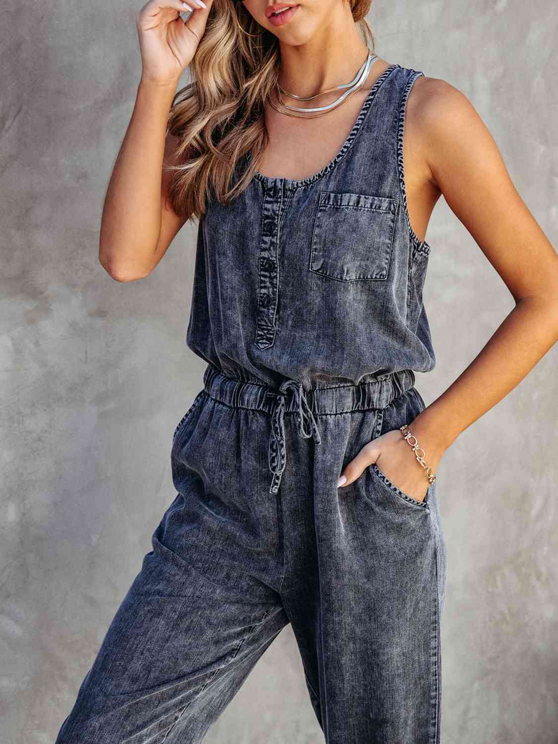 Khloe Denim Jumpsuit