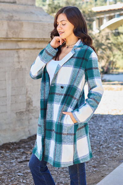 Cheryl Plaid Coat