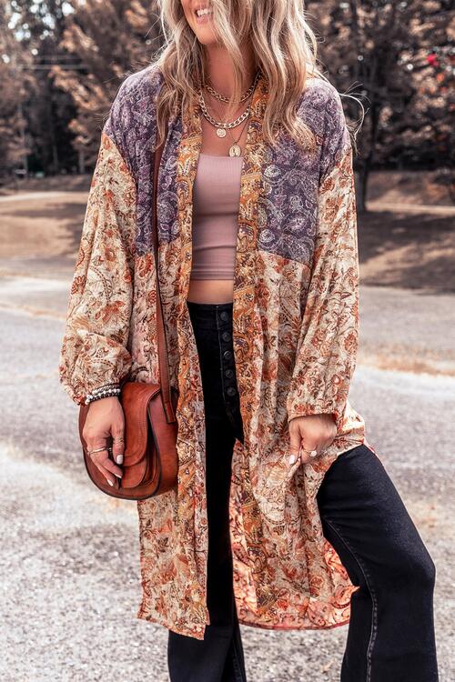 Brianna Floral Tassel Tied Cardigan