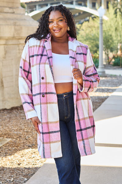 Cheryl Plaid Coat