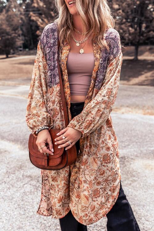 Brianna Floral Tassel Tied Cardigan