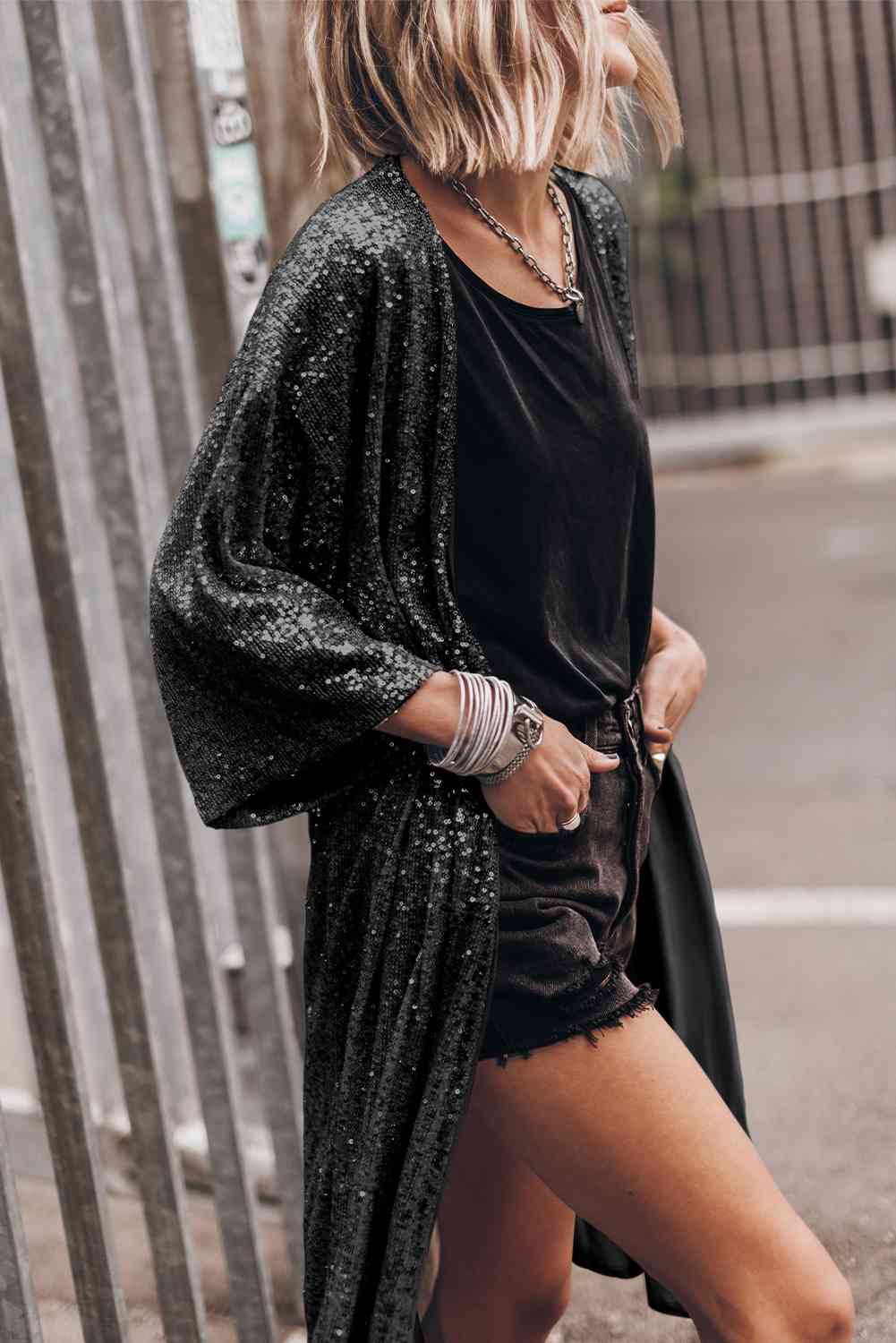 Maya Sequin Cardigan