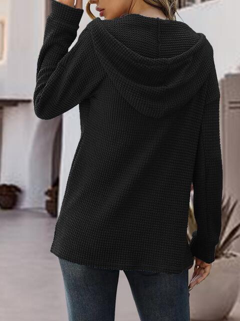 Meghan Waffle Knit Hoodie